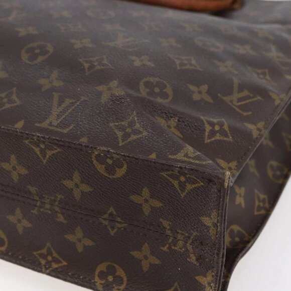 LOUIS VUITTON Monogram Sac Plat Hand Bag M51140 LV Auth bs30140 - Picture 5 of 16
